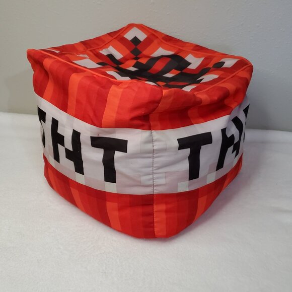 Minecraft TNT Block Cube Shaped Pillow & Creeper Plush Stuffed Animal Mojang - Picture 5 of 11